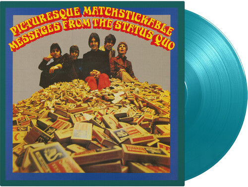 Status Quo- Picturesque Matchstickable Messages From The Status Quo - Limited 180-Gram Turquoise Colored Vinyl { VINYL LP }