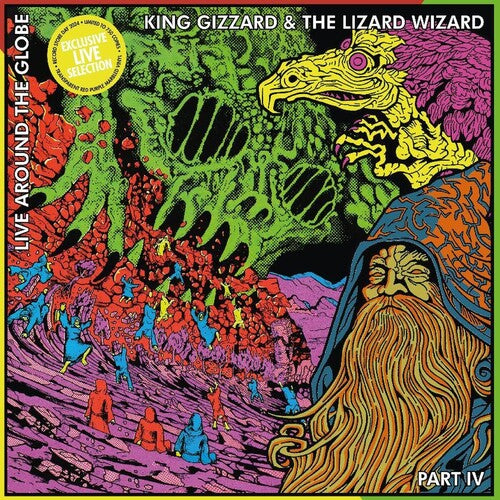 King Gizzard and the Lizard Wizard- Live Around The Globe: Part Iv { VINYL LP }