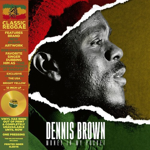 Dennis Brown- Money in My Pocket - Yellow { VINYL LP }