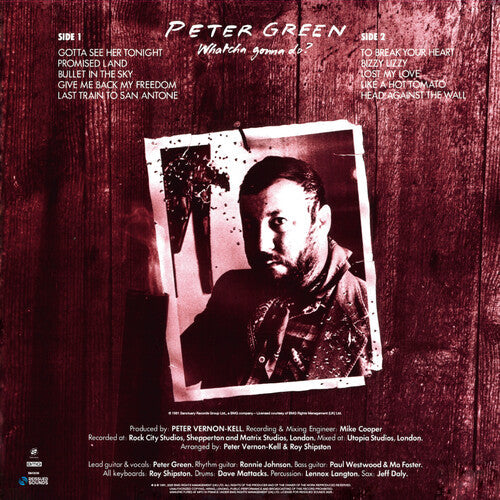Peter Green- Whatcha Gonna Do - Limited Splatter Green Vinyl { VINYL LP }
