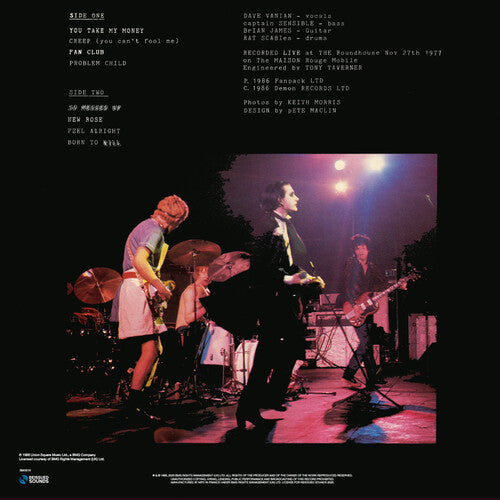 The Damned- Not The Captain's Birthday Party - Limited Splatter Green Vinyl { VINYL LP }