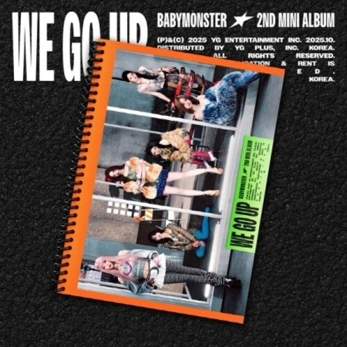 BABYMONSTER: We Go Up - Go Version - incl. 72pg Photobook, Folded Poster, 6 Selfie Photocard, Boomark + Logo Stickers - CD