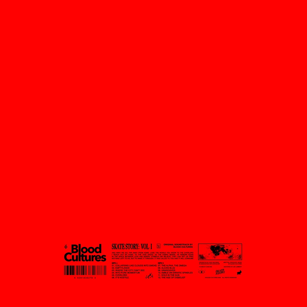 Blood Cultures- Skate Story Vol. 1 [Colored Vinyl] (Red) { VINYL LP }