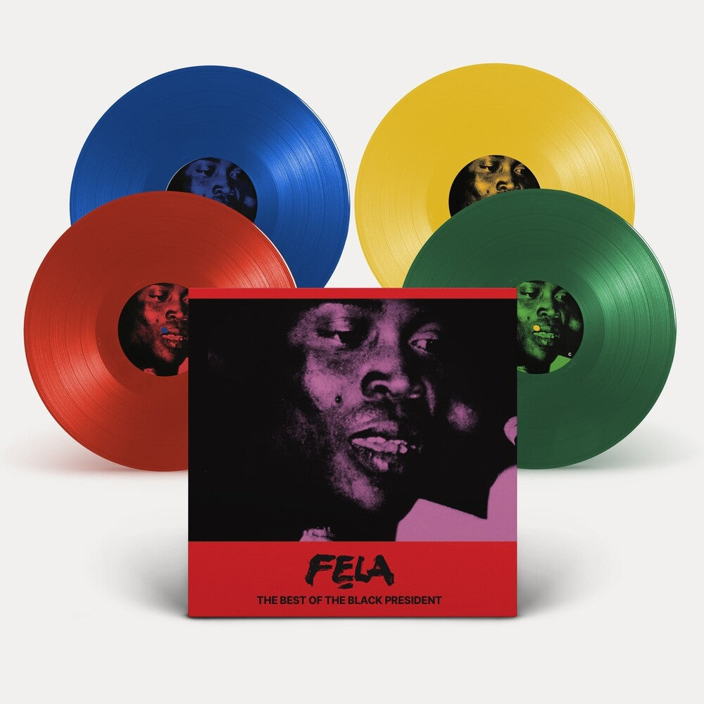 Fela Kuti- Best Of The Black President [Deluxe 4xLP] { VINYL LP }