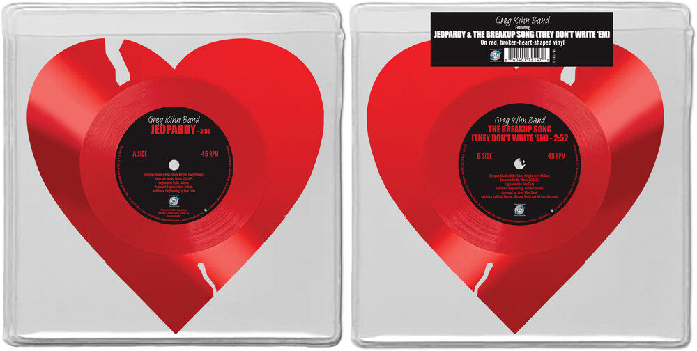 Greg Kihn Band- Jeopardy/Breakup Song (They Don't Write 'em) [Limited Edition] { VINYL LP }