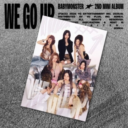 BABYMONSTER: We Go Up - Postcard Version - incl. 2 Postcards, 10 Unit Postcards, 12 Film Photocards, 5 Unit Photocards, 6 Selfie Photocards + Sticker - CD