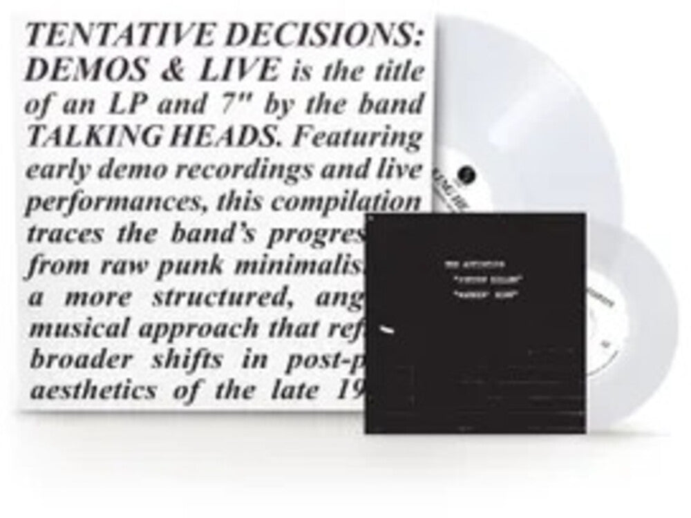 Talking Heads- Tentative Decisions: Demos & Live [RSD Black Friday 2025] { VINYL LP }