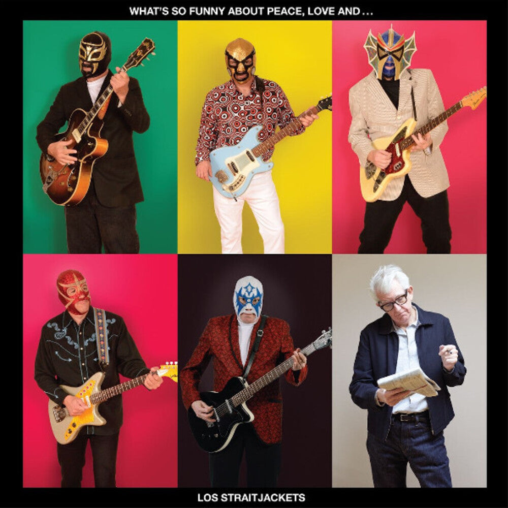 Los Straitjackets- What's So Funny About Peace, Love and Los Straitjackets { VINYL LP }