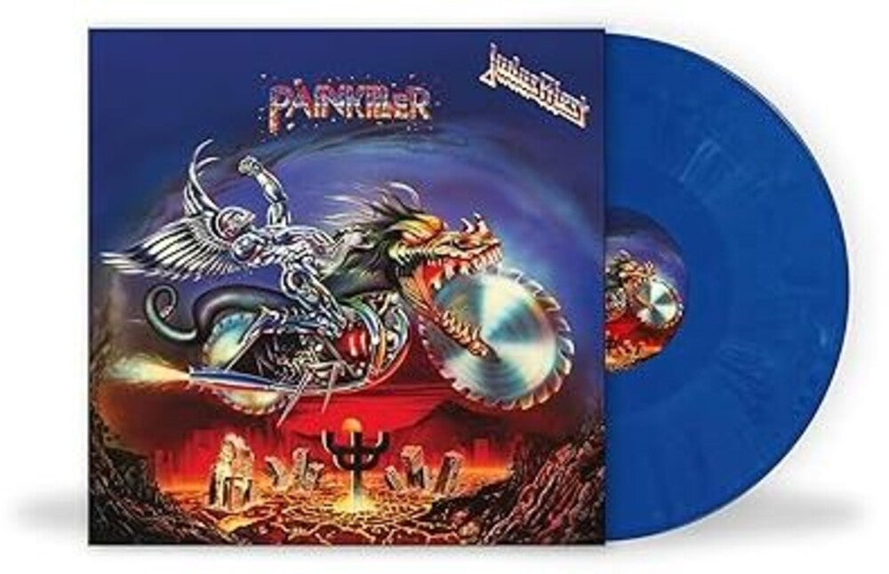Judas Priest- Painkiller - Blue & Blue White Marble Vinyl (Import) { VINYL LP }