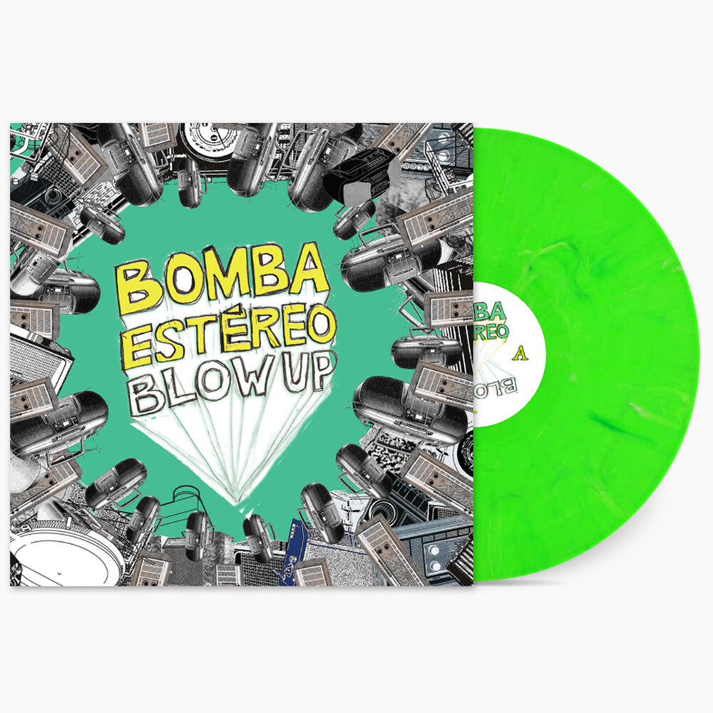 Bomba Estereo- Blow Up [Lime Green Marble Vinyl] { VINYL LP }