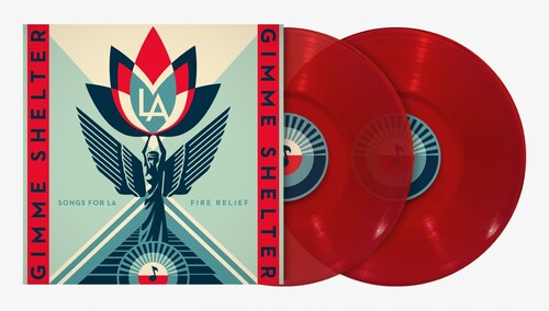 Various Artists: Gimme Shelter: Songs For La Fire Relief (RED 2xLP) - VINYL
