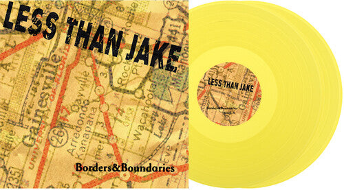 Less than Jake: Borders & Boundaries 25th Anniversary - Yellow - VINYL