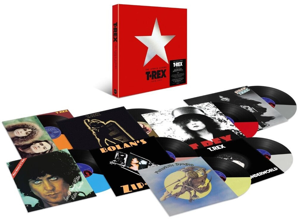 T.Rex- Studio Albums 1970-1977 [Half & Half Colored Vinyl] { VINYL LP }