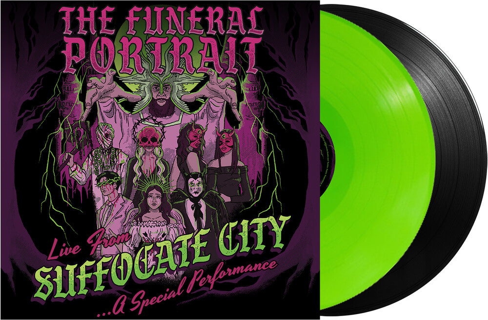 Funeral Portrait- Live From Suffocate City - Lime/Black (Blk) [Colored Vinyl] { VINYL LP }