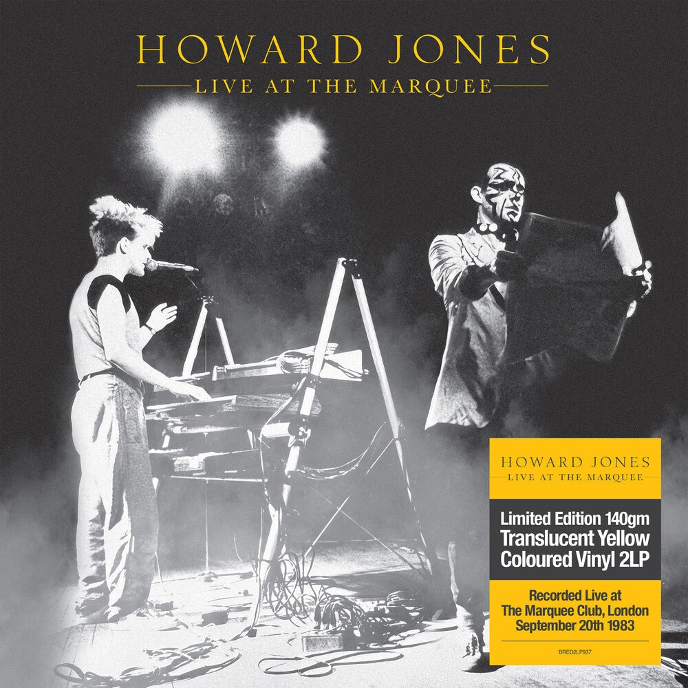 Howard Jones- Live At The Marquee [Clear Vinyl] (Ylw) (Uk) { VINYL LP }