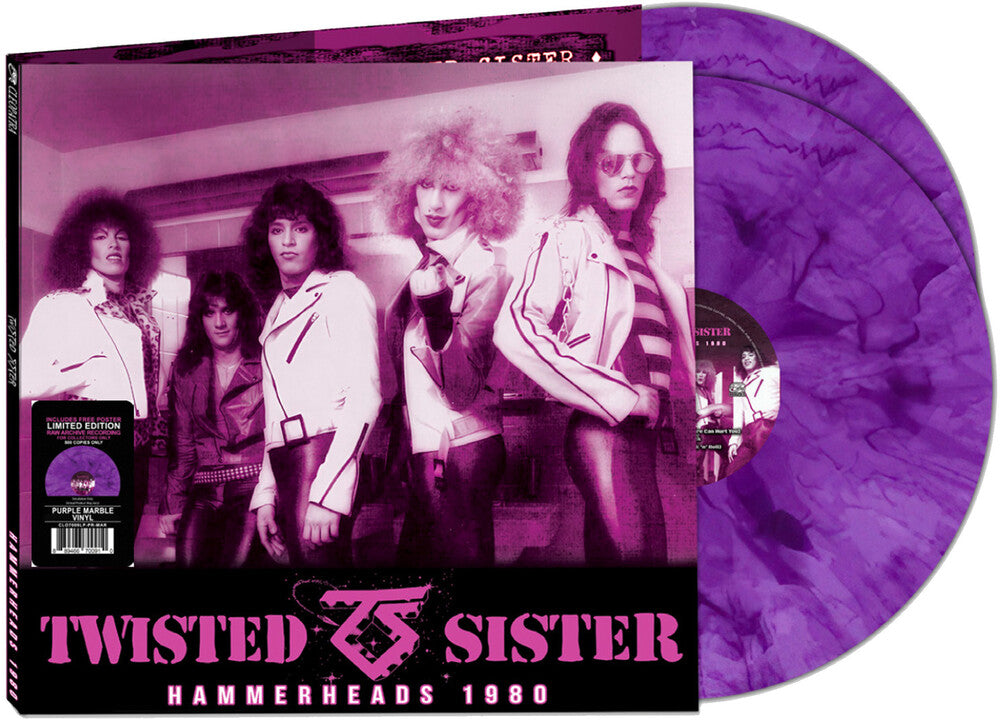 Twisted Sister- Hammerheads 1980 [Purple Marble 2LP] { VINYL LP }