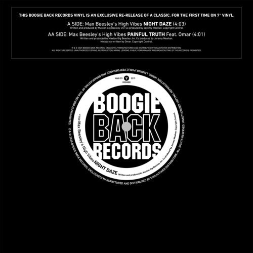 Max Beesley's High Vibes: Night Daze / Painful Truth - 7-INCH SINGLE