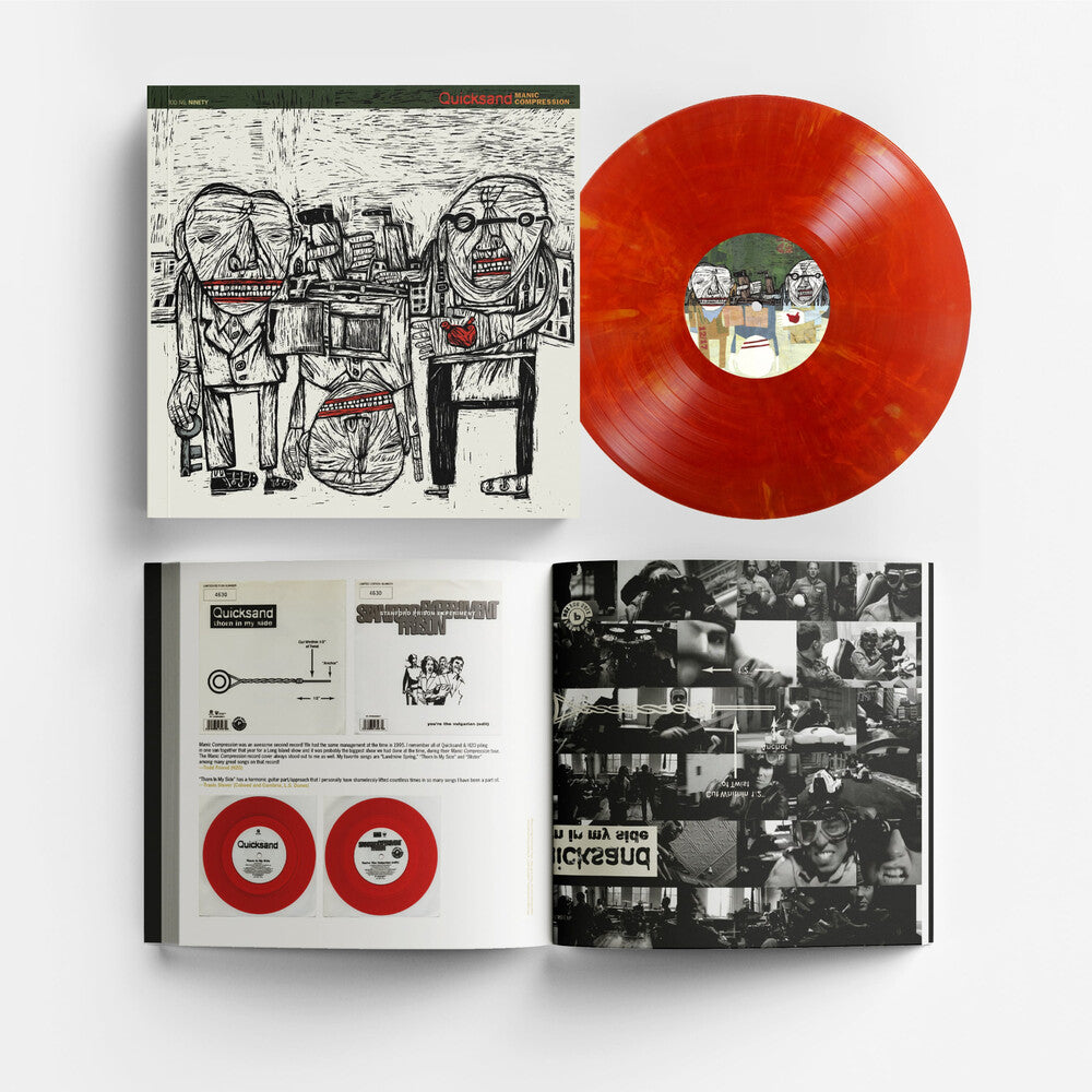 Quicksand- Manic Compression [Eruption Marble Vinyl Deluxe Book] { VINYL LP }