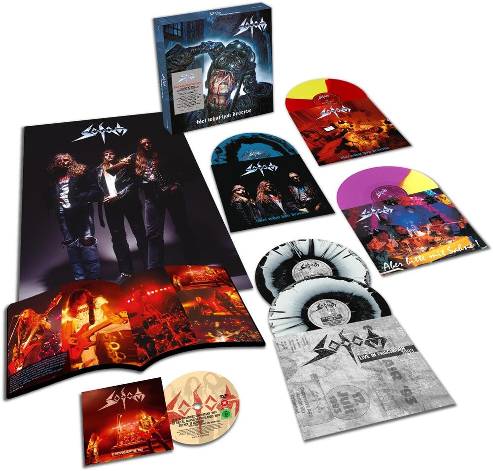 Sodom- Get What You Deserve - Expanded Edition [Super Deluxe Box Set with DVD] { VINYL LP }
