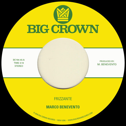 Marco Benevento- Frizzante B/ W Turandot { VINYL LP }