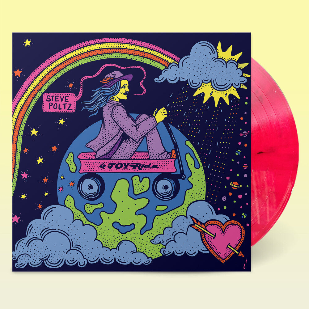 Steve Poltz- Joyride - Pink [Colored Vinyl] [Limited Edition] (Ofgv) (Pnk) [Download Included] { VINYL LP }