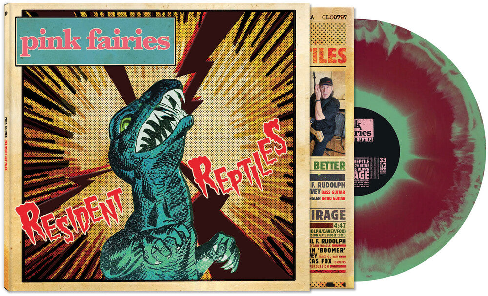 Pink Fairies- Resident Reptiles [Colored Vinyl] { VINYL LP }
