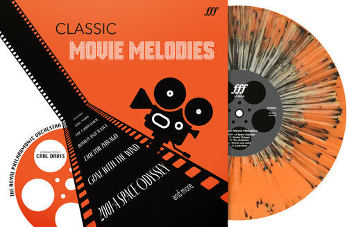 Royal Philharmonic Orchestra: Classic Movie Melodies (The Godfather, Gone With The Wind, Dr. Zhivago Etc.) - Orange Splatter Vinyl - VINYL
