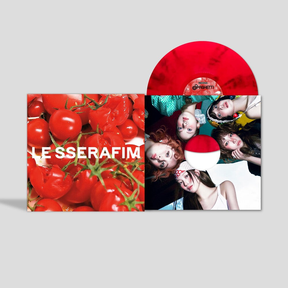 LE SSERAFIM- 1st Single Album 'SPAGHETTI' [Tomato Red] { VINYL LP }