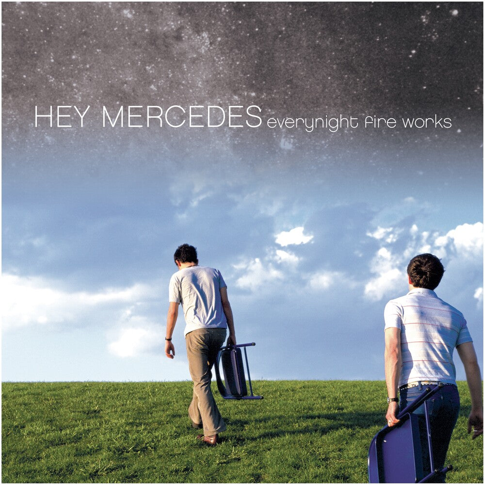 Hey Mercedes- Everynight Fire Works - Blue (Blue) [Colored Vinyl] (Gate) { VINYL LP }
