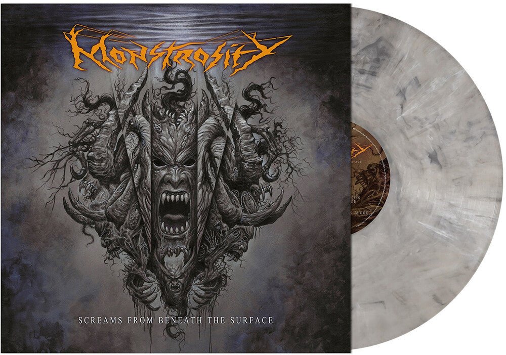 Monstrosity- Screams from Beneath the Surface [Gray Marbled] { VINYL LP }