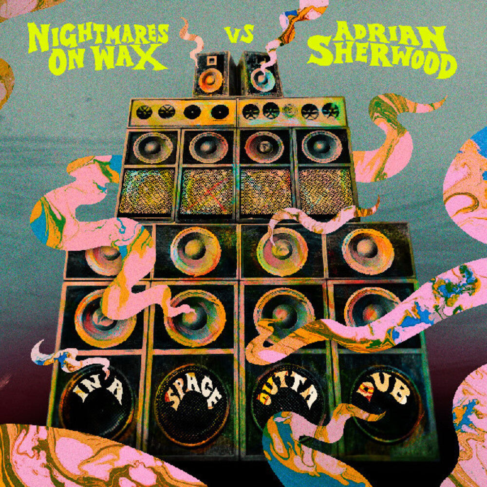 Nightmares On Wax Vs Adrian Sherwood- In A Space Outta Dub [Colored Vinyl] (Red) { VINYL LP }