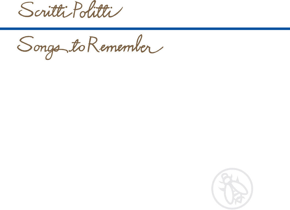 Scritti Politti- Songs To Remember { VINYL LP }