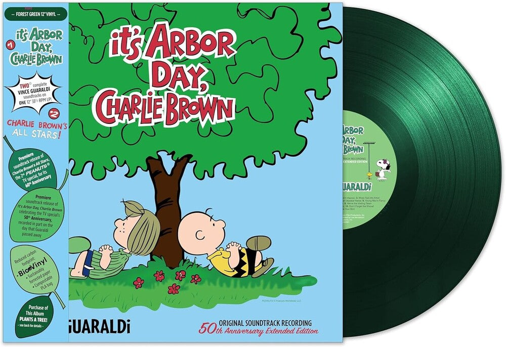 Vince Guaraldi- It's Arbor Day, Charlie Brown / Charlie Brown's All Stars! (Original Soundtrack Recordings) (50th Extended/60th Anniversary Ed) [Forest Green Vinyl] { VINYL LP }