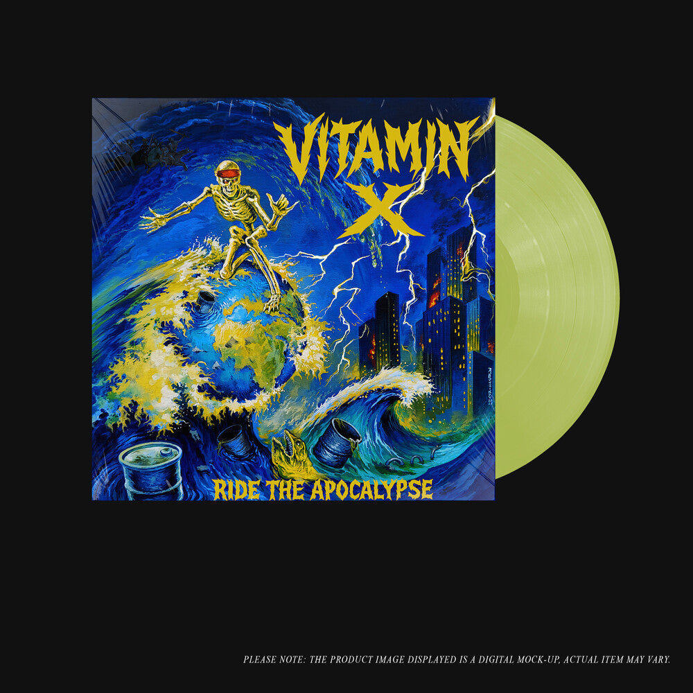 Vitamin X- Ride The Apocalypse [Clear Vinyl] [Limited Edition] (Lime) { VINYL LP }