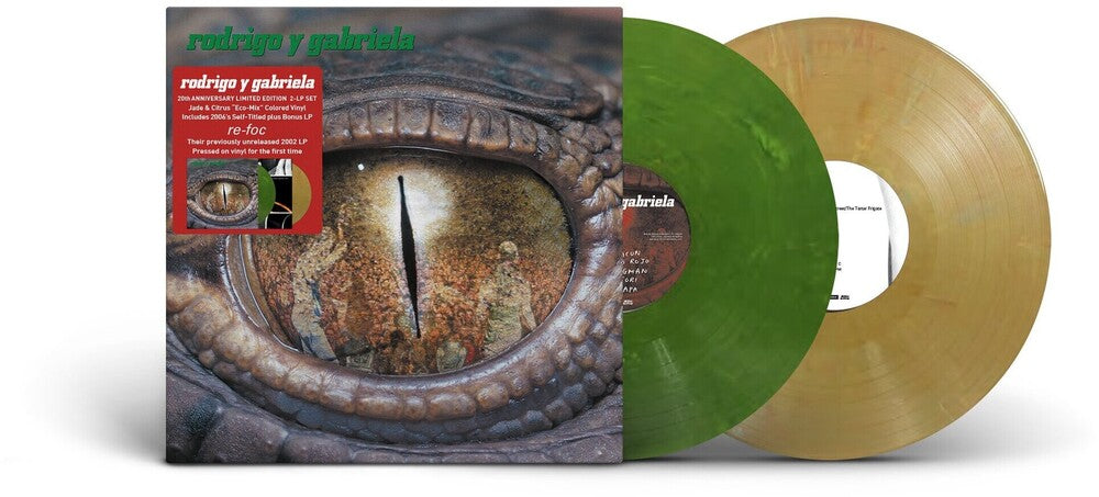 Rodrigo Gabriela Y- Rodrigo Y Gabriela with bonus disc Re-Foc (20th Anniversary Edition) [Jade & Citrus Colored Vinyl] { VINYL LP }