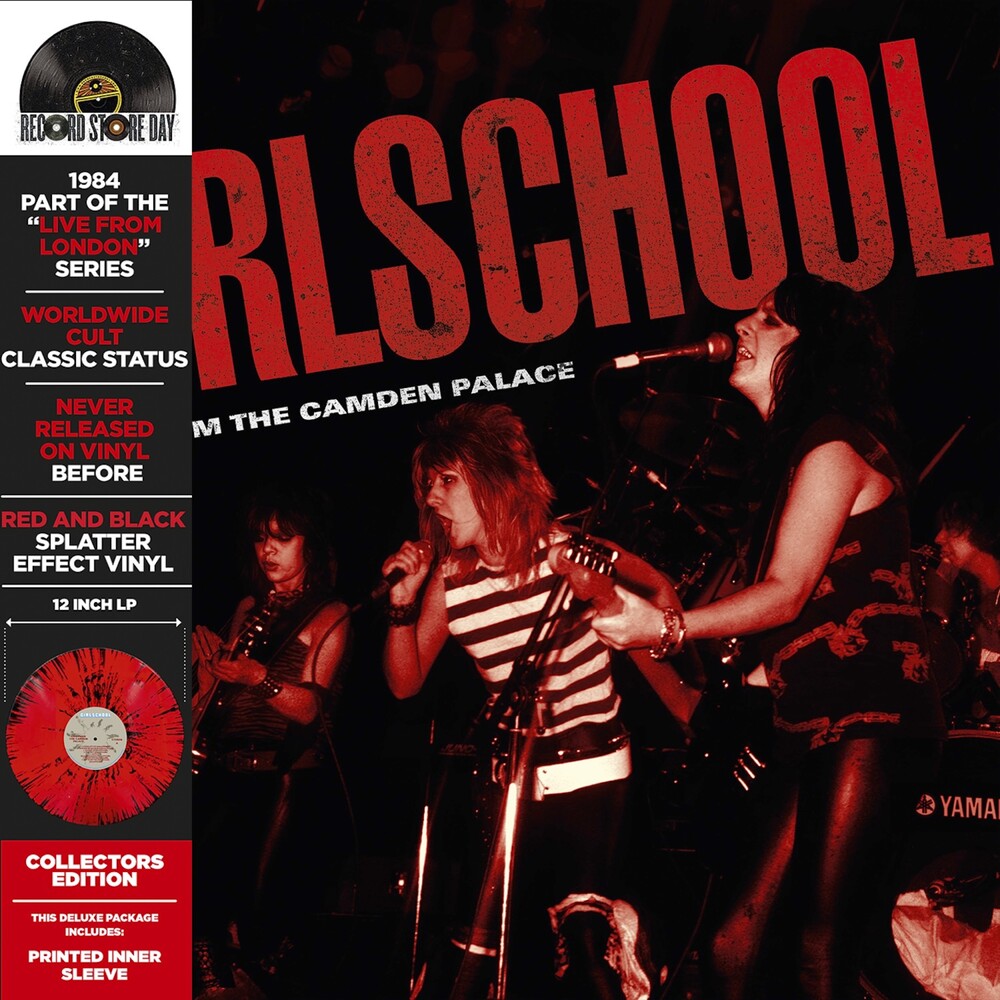 Girlschool- Live From The Camden Palace - Red [Colored Vinyl] [Deluxe] { VINYL LP }