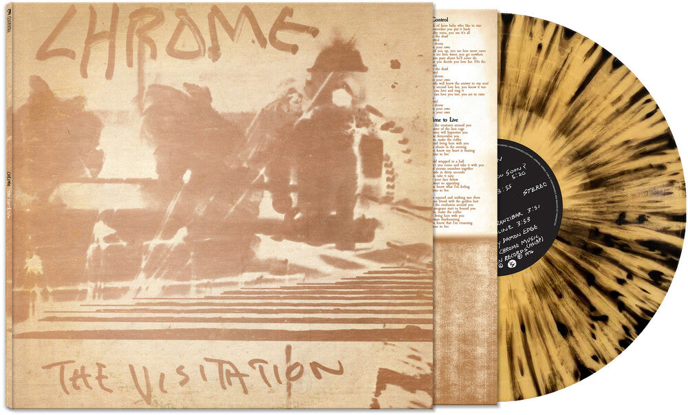 Chrome- The Visitation [Black/Gold Splatter] { VINYL LP }