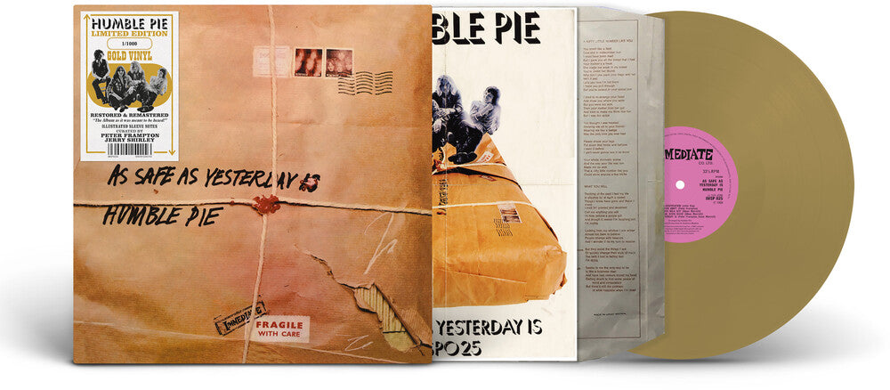 Humble Pie- As Safe As Yesterday Is - Gold [Colored Vinyl] (Gol) [Limited Edition] { VINYL LP }
