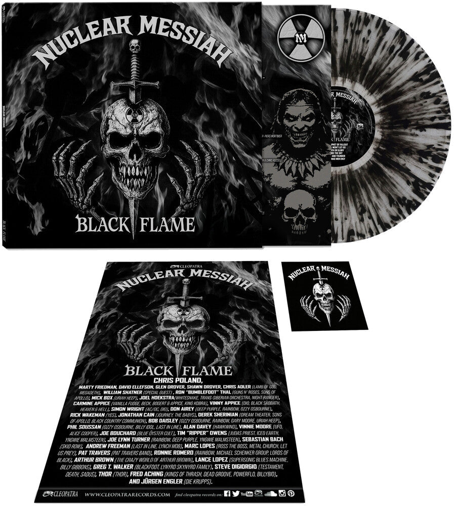 Nuclear Messiah- Black Flame [CLEAR/SILVER/BLACK SPLATTER] { VINYL LP }