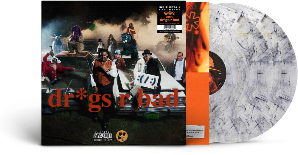 Lucki- Dr*Gs R Bad [Indie Exclusive] White [Clear Vinyl] [Limited Edition] (Wht) [Indie Exclusive] { VINYL LP }