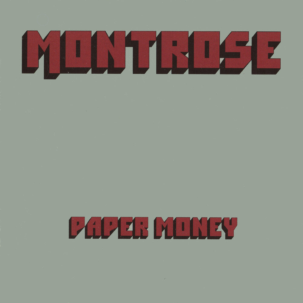 Montrose- Paper Money Featuring Sammy Hagar [Clear Vinyl] (Grn) { VINYL LP }
