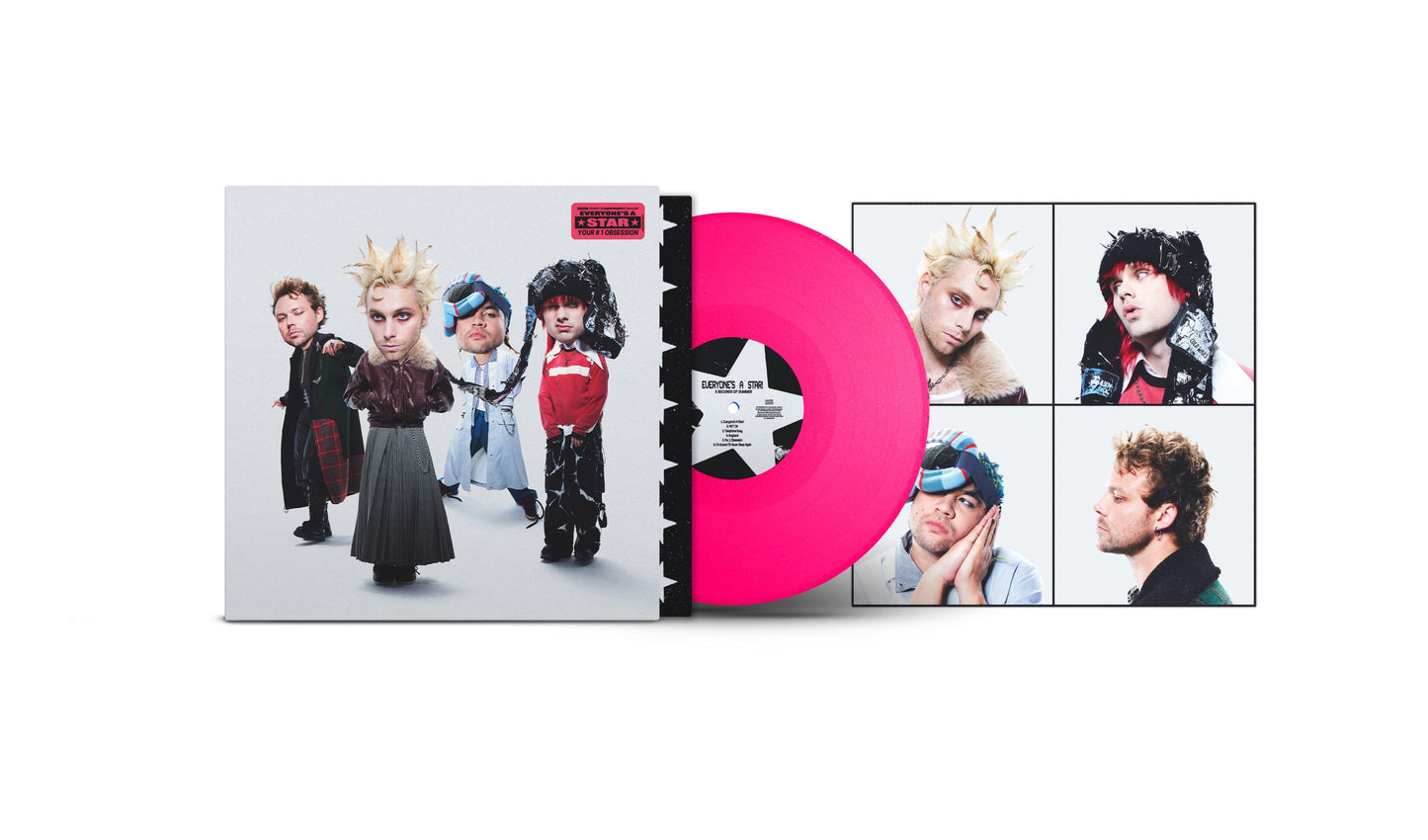5 Seconds of Summer- Everyone's A Star! [Neon Pink Glitter LP] { VINYL LP }