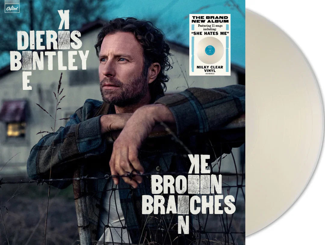Dierks Bentley- Broken Branches (Indie Exclusive Milky Clear Vinyl) { VINYL LP }