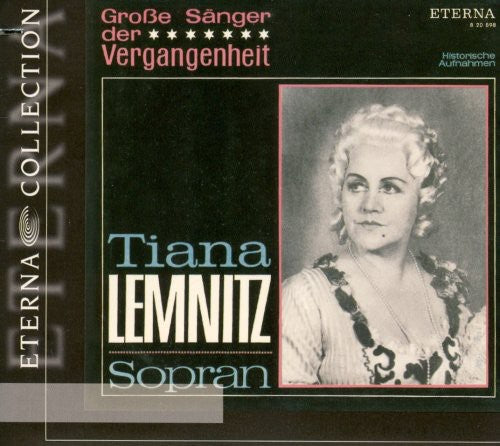 Tiana Lemnitz: Great Singers of the Past - Record