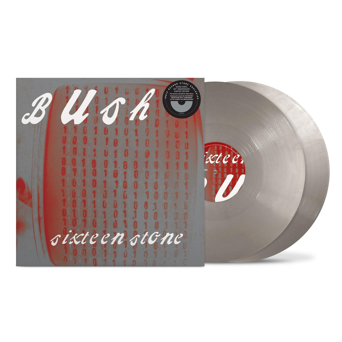 Bush- Sixteen Stone (30th Anniversary Edition) [Silver 2 LP] (Indie Exclusive Vinyl) { VINYL LP }