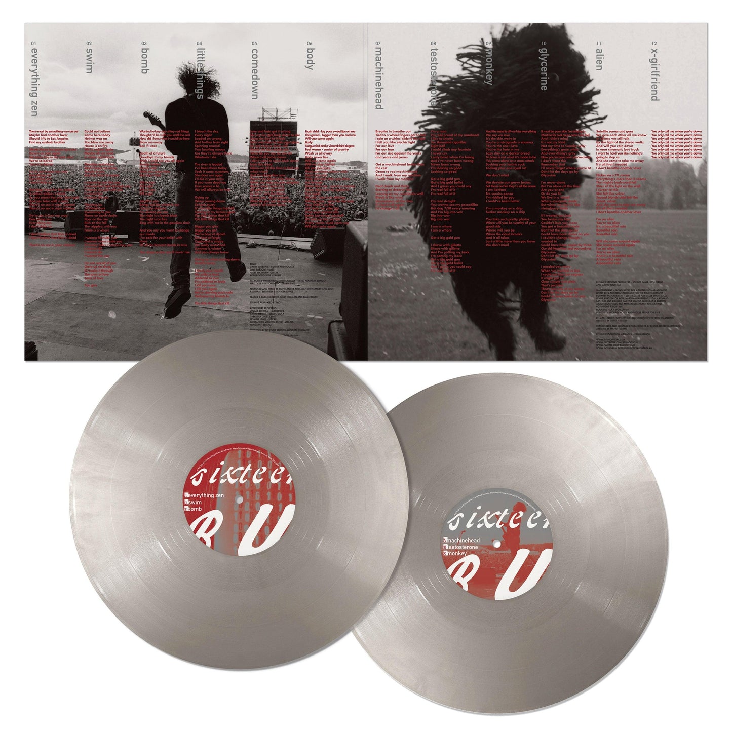 Bush- Sixteen Stone (30th Anniversary Edition) [Silver 2 LP] (Indie Exclusive Vinyl) { VINYL LP }