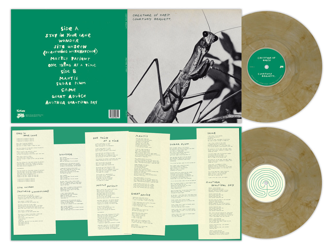 Courtney Barnett- Creature Of Habit (Indie Exclusive Caramel Vinyl) { VINYL LP }