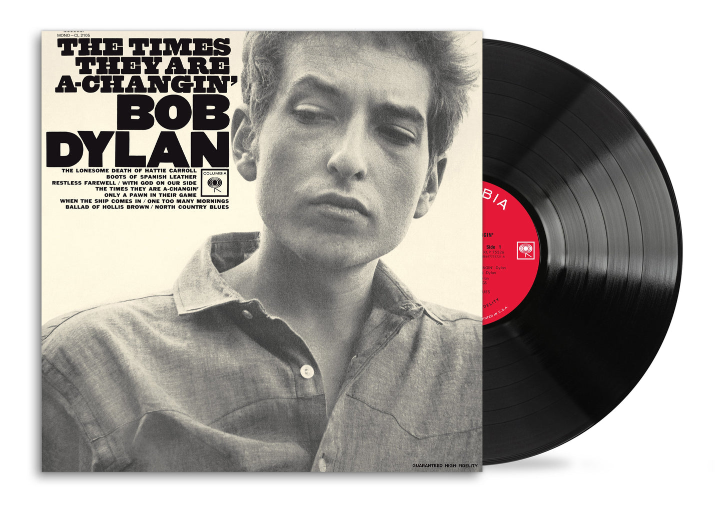 Bob Dylan- The Times They Are A-Changin' (Mono Pressing) { VINYL LP }