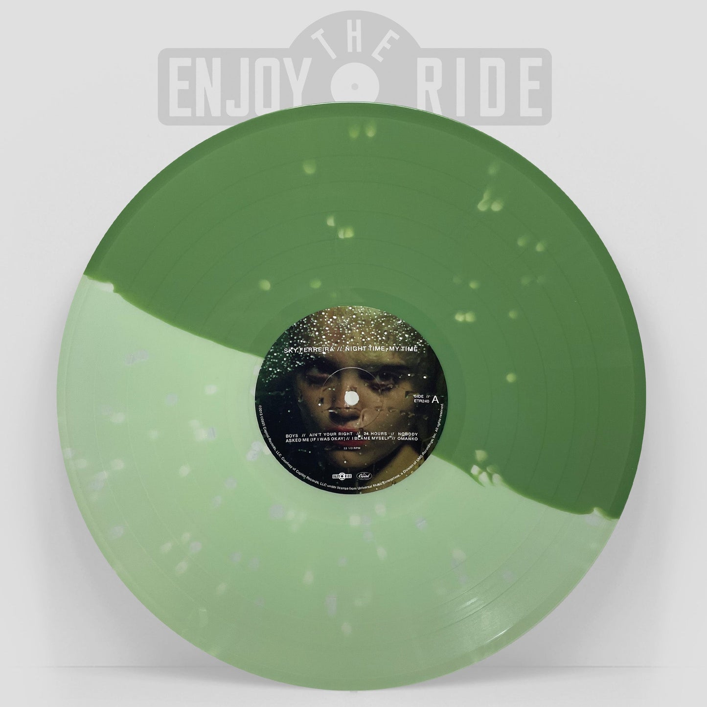 Sky Ferreira- Night Time, My Time (24 Hours Split w/ Splatter Vinyl) (Original Uncensored Cover) { VINYL LP }