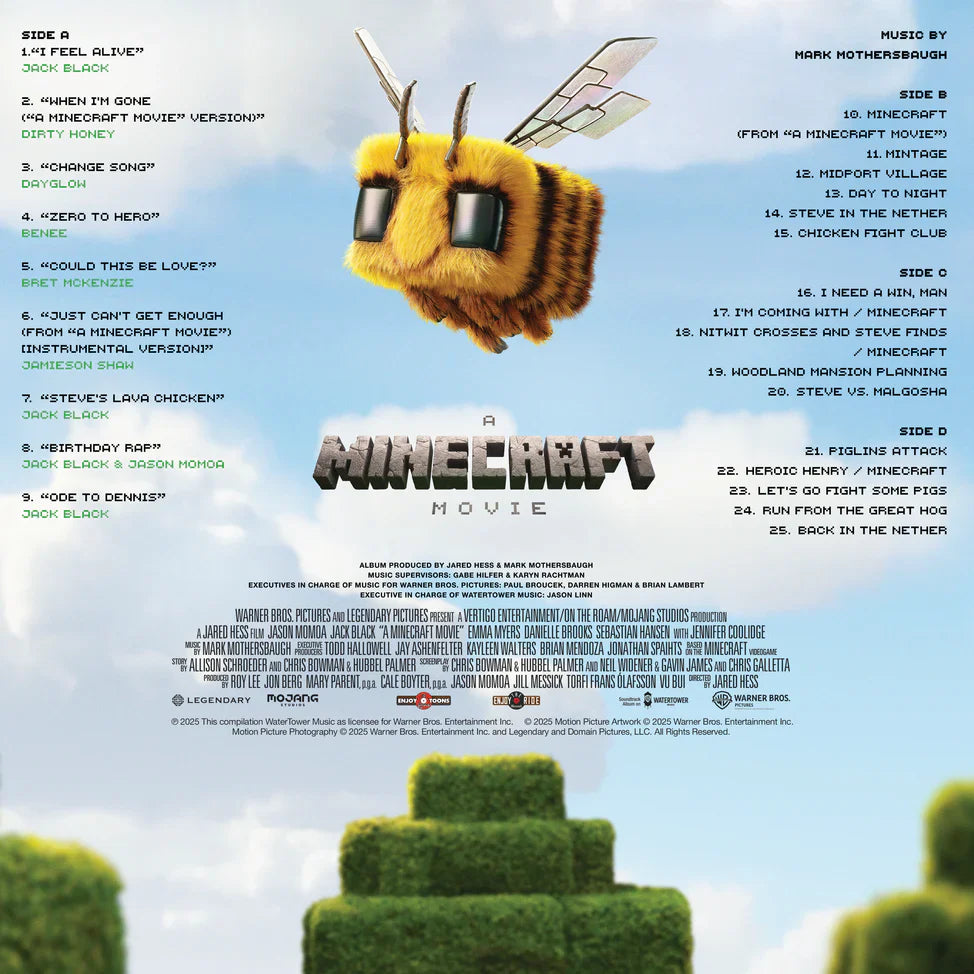 A Minecraft Movie (Original Motion Picture Soundtrack) (LITA Blue Gateway Colored Vinyl) { VINYL LP }